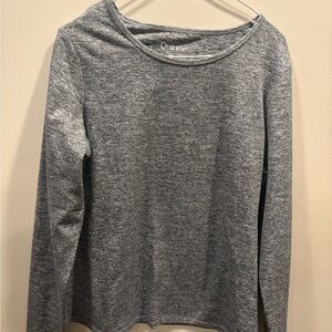Quince Heather Gray Long Sleeve Tee